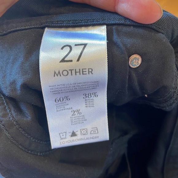 Mother The Crop Rascal Fray In Painted Ladies Jeans - Picture 8 of 9